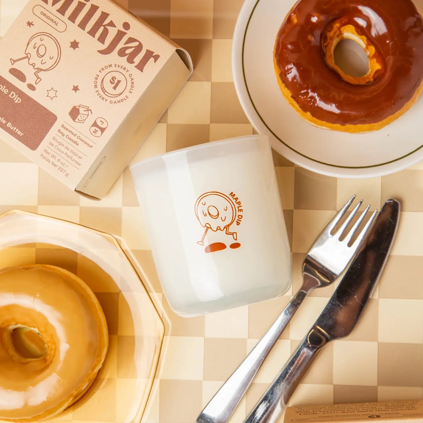 MilkJar - Maple Dip - Warm Maple Butter Coconut Soy Candle