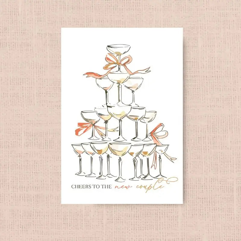 Cheers to the New Couple Card