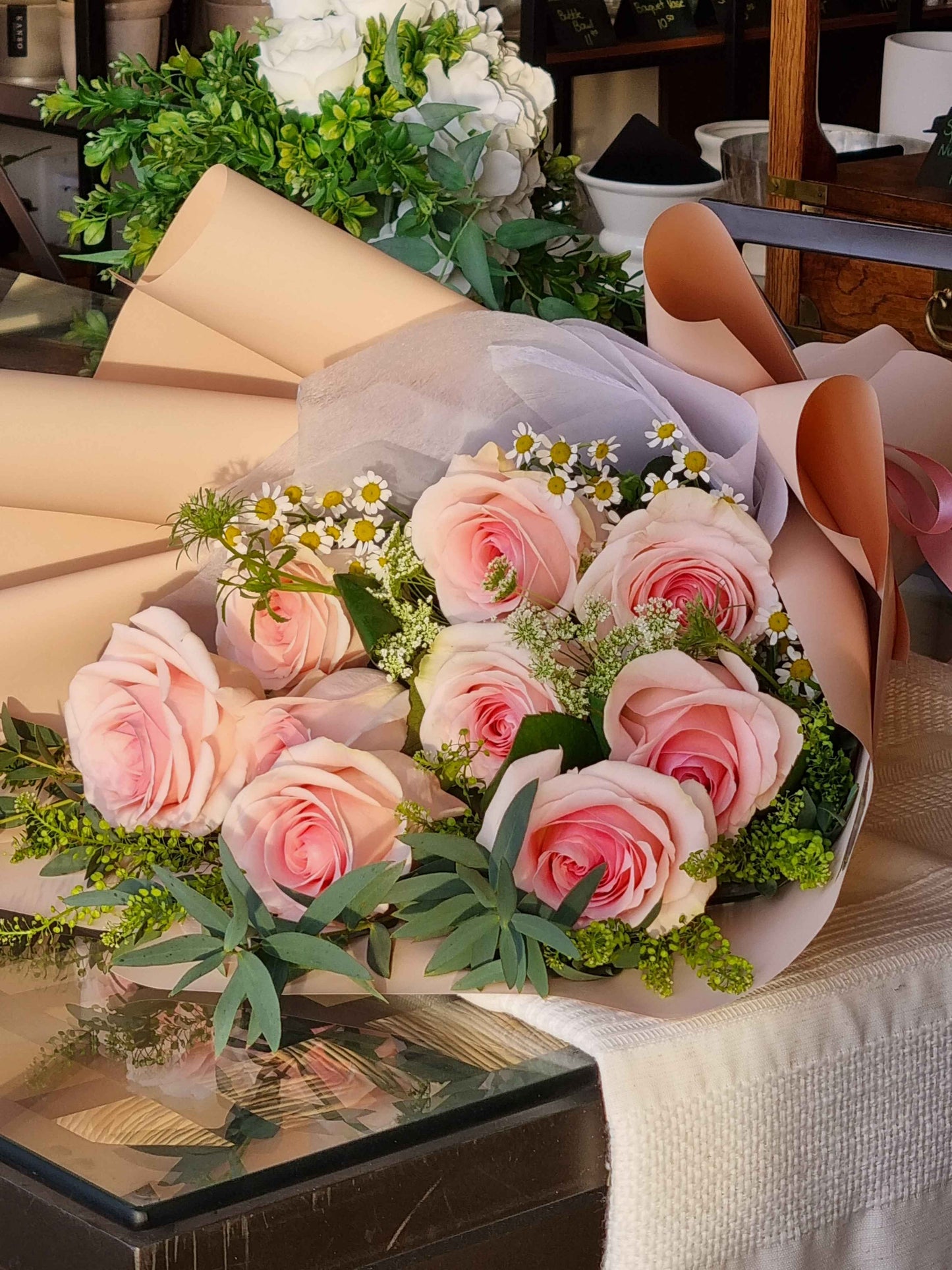 Light Pink Rose Bouquet