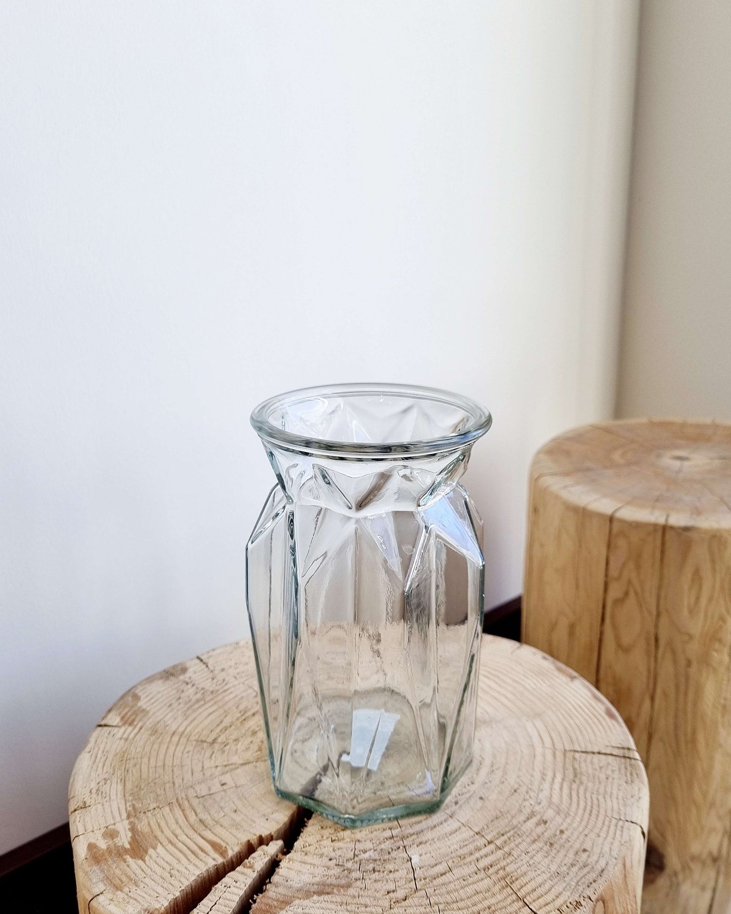 Geometric Cut Vase
