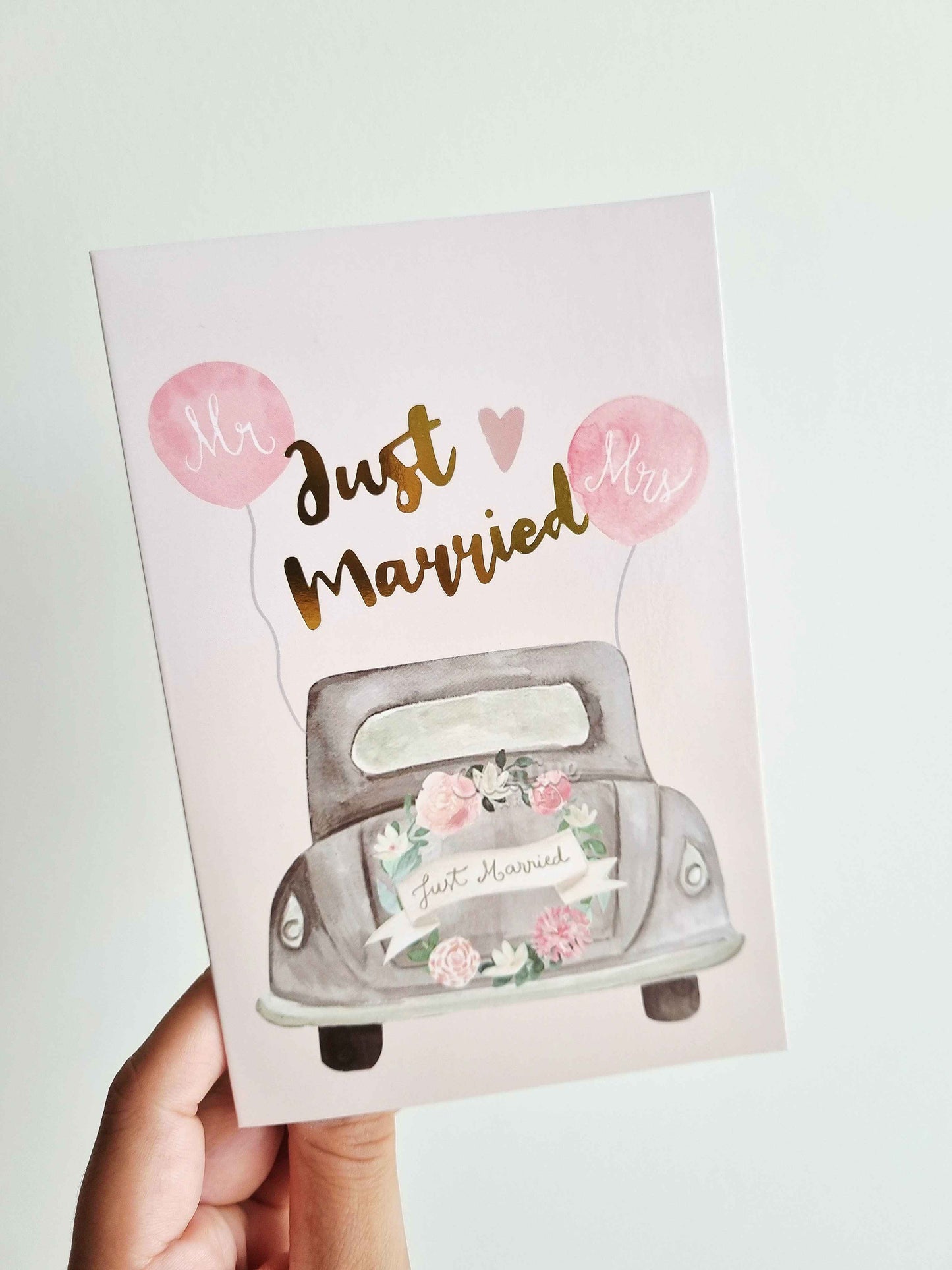 Just Married Get-a-way Card