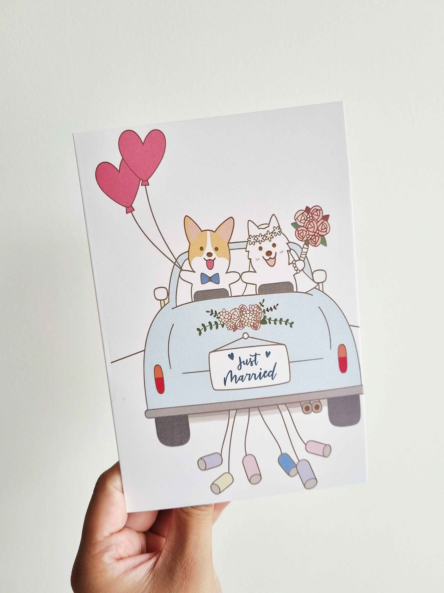 Corgi Couple Card