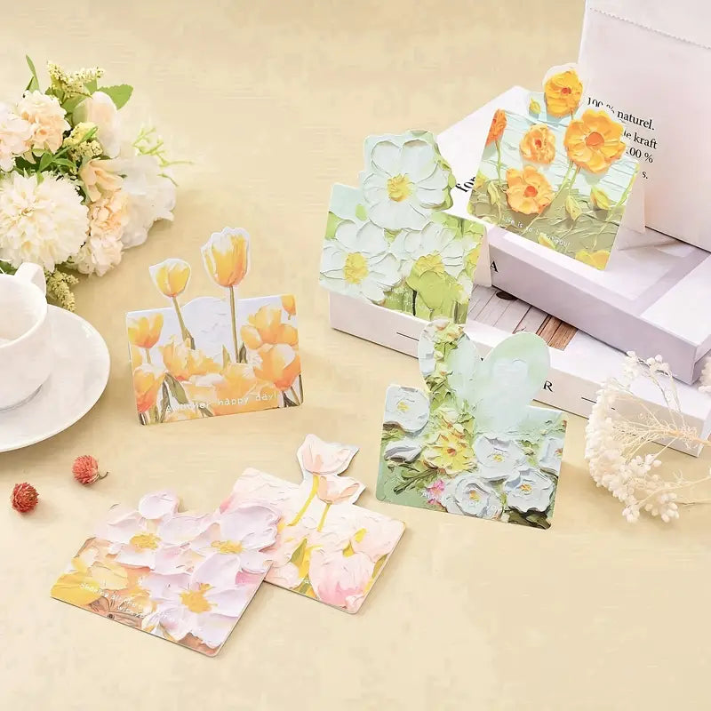 Floral Paint Card
