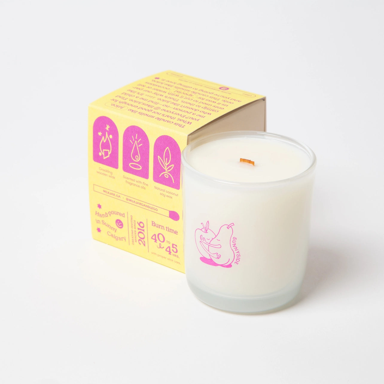 MilkJar - Sunnyside - Pear & Nectarine Coconut Soy Candle