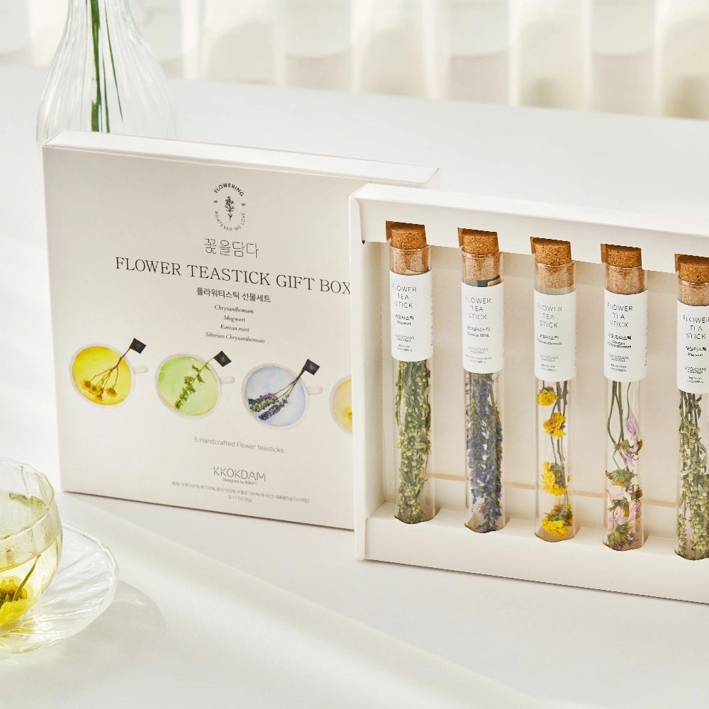 Flower Teastick Gift Box by Kkokdam