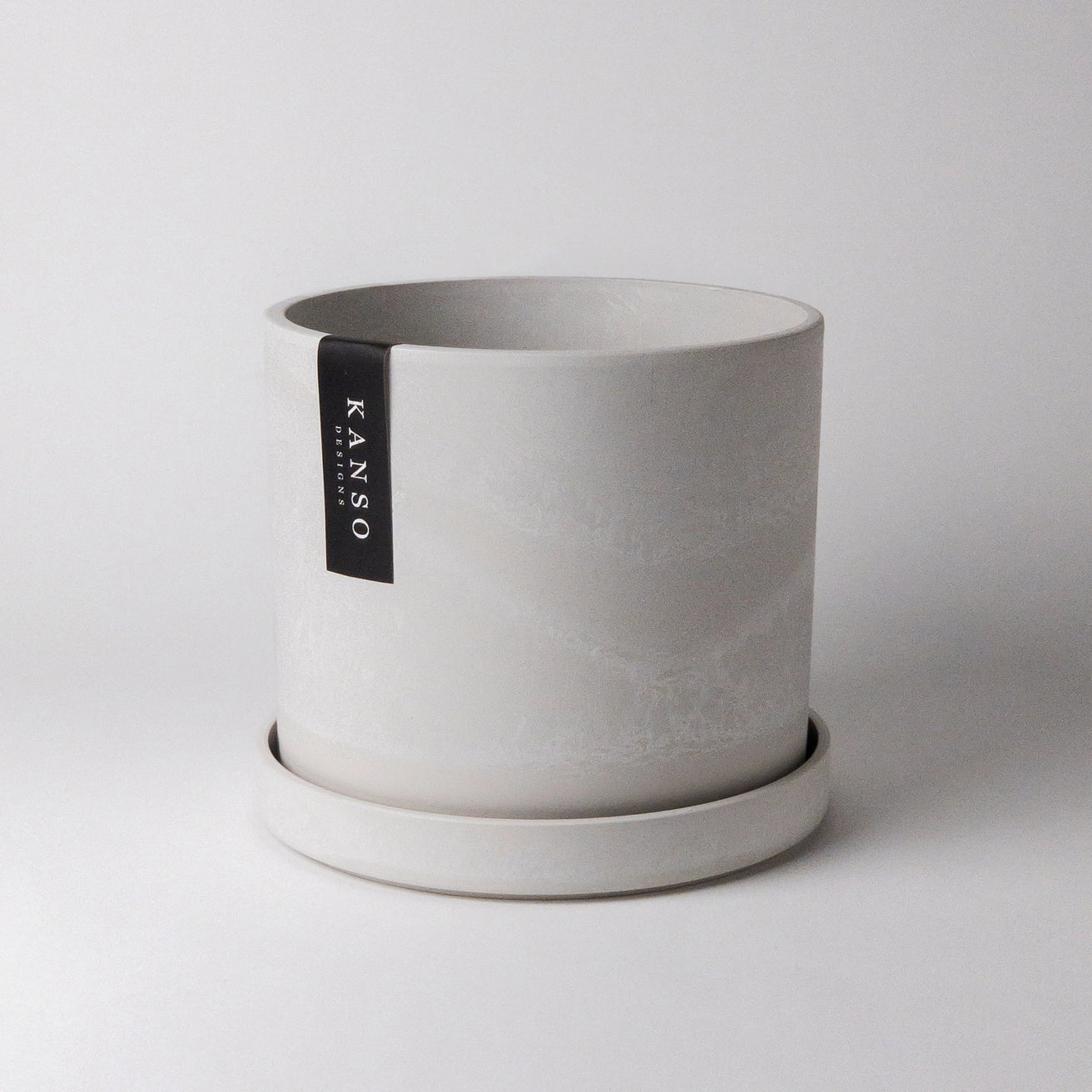 Kanso - Signature Stone Planter & Saucer Set