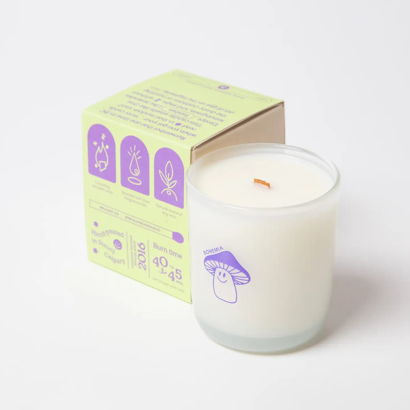MilkJar - Bohemia - Lemongrass, Lavender & Sage Coconut Soy Candle