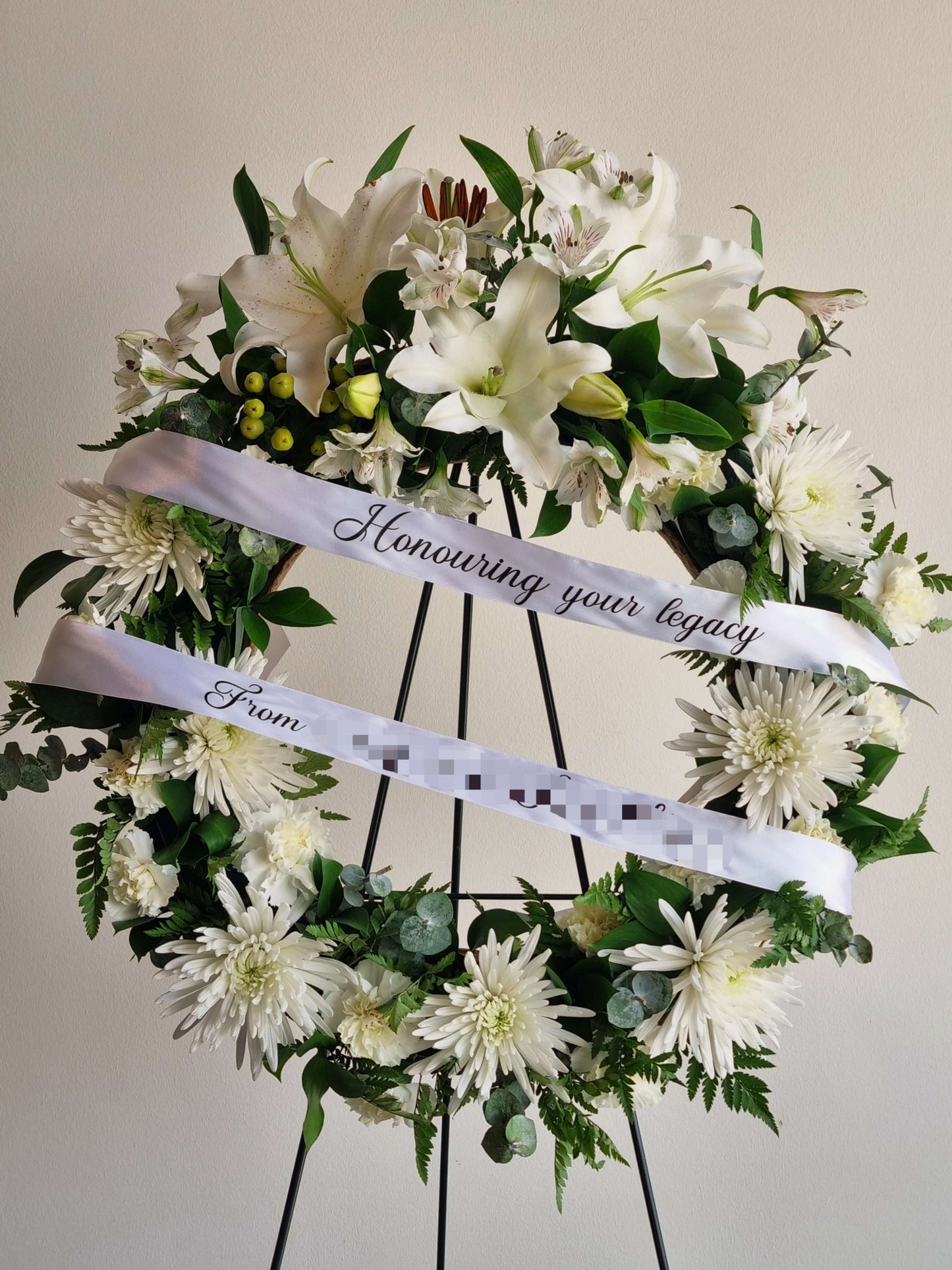 Sympathy Wreath Arrangement - Standard
