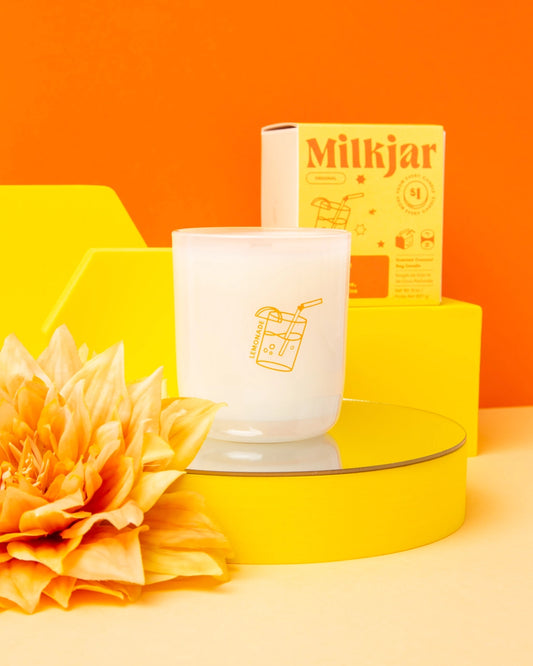 MilkJar - Lemonade - Coconut, Lime & Pine Coconut Soy Candle