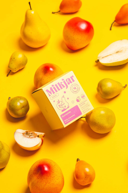 MilkJar - Sunnyside - Pear & Nectarine Coconut Soy Candle