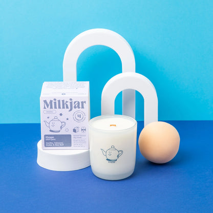 MilkJar - Hygge - Vanilla, Tobacco & Cedar Coconut Soy 8oz Candle