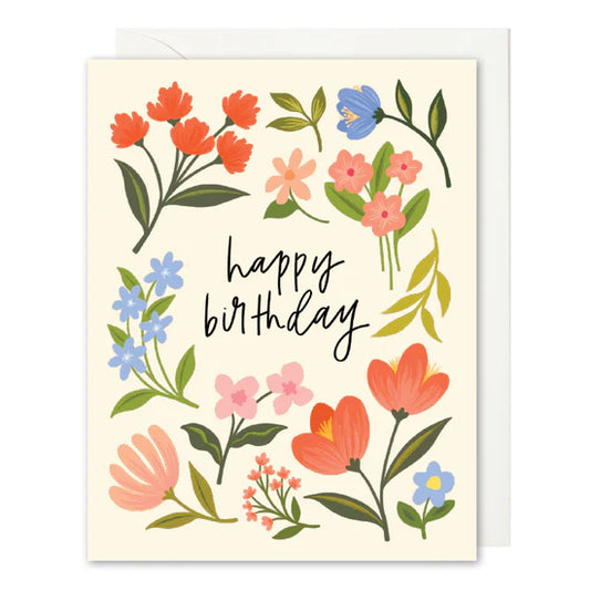 Selah Paper - Wildflowers Happy Birthday Card