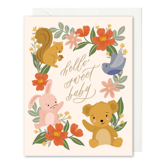 Selah Paper - Hello Sweet Baby Card