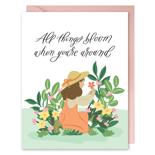 Selah Paper - All Things Bloom Card