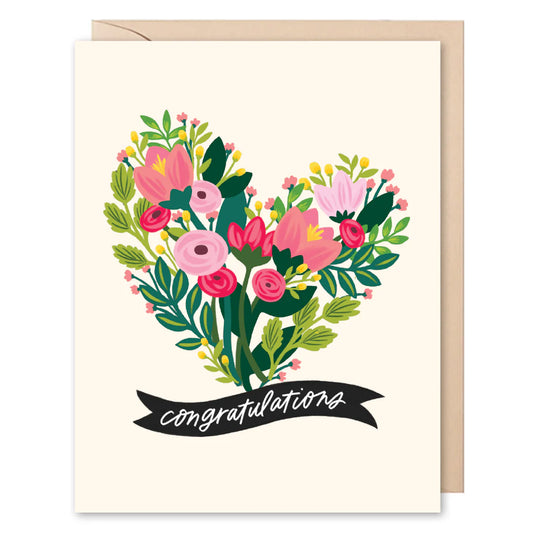 Selah Paper - Congratulations Flower Card