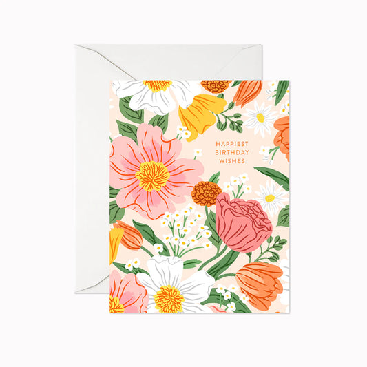 Linden Paper Co - Sunpetal Birthday Wishes