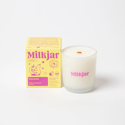 MilkJar - Sunnyside - Pear & Nectarine Coconut Soy Candle