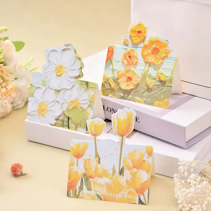 Floral Paint Card