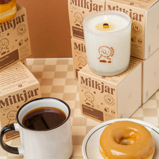 MilkJar - Maple Dip - Warm Maple Butter Coconut Soy Candle
